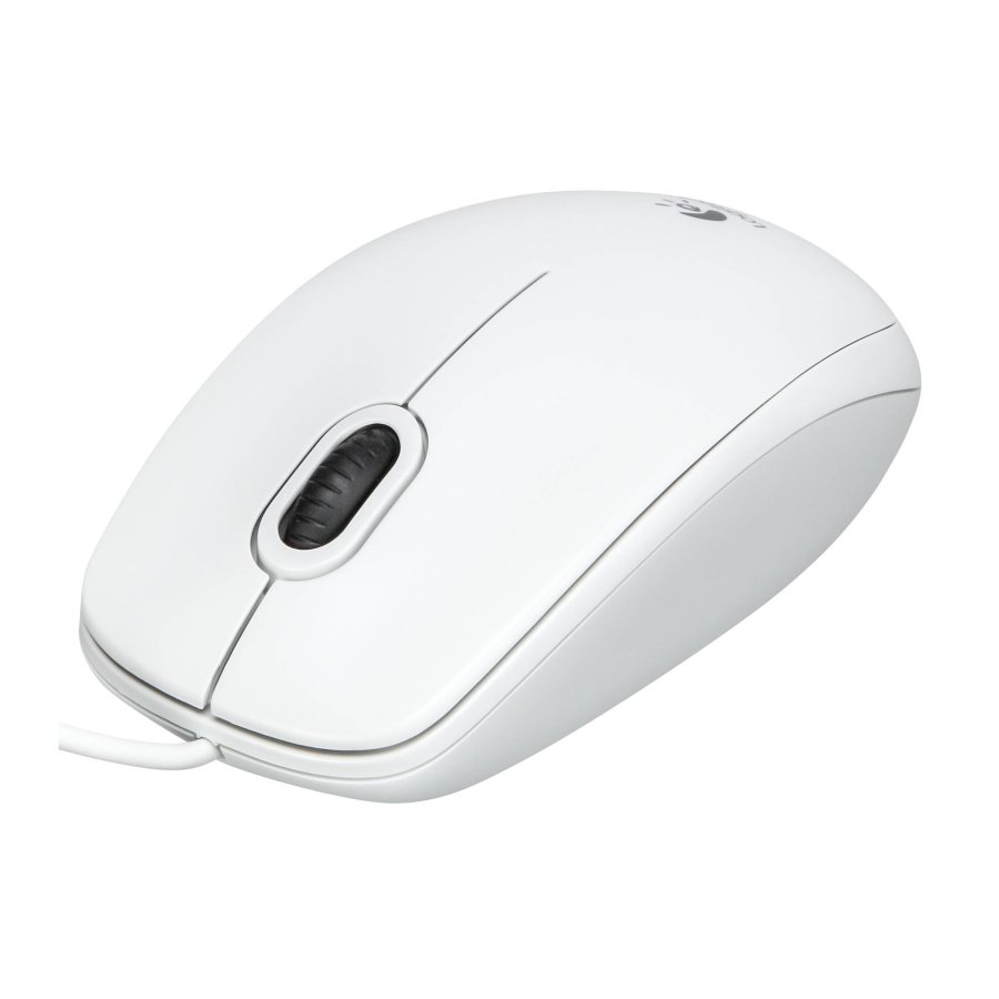 Logitech B100 Optical USB Mouse white OEM #2