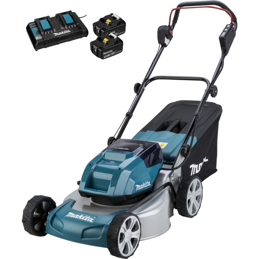 Makita DLM463PT2 cordless lawn mower #1