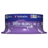 1x25 Verbatim DVD+R Double Layer 8x Speed, 8,5GB matt silver #2