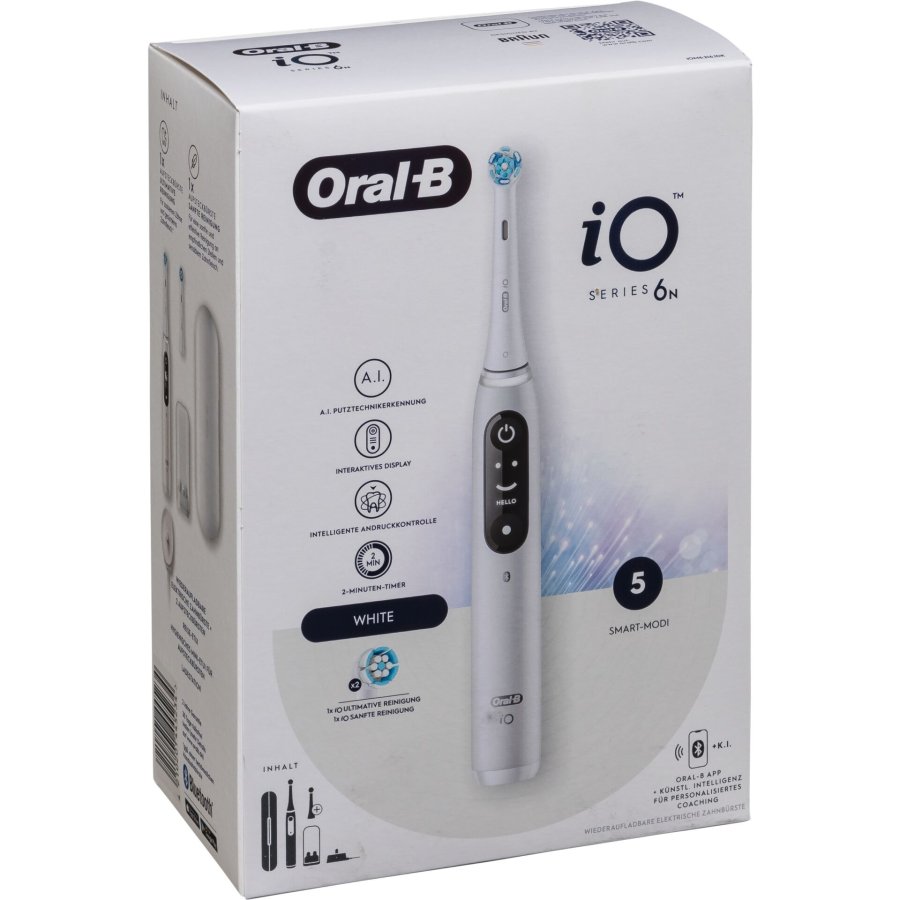 Oral-B iO Series 6 Hvid tandbrste #1