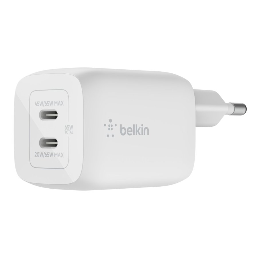 Belkin BOOST Charger 2xUSB-C 65W Charg.PD 3.0 PPS wt. WCH013vfWH #2