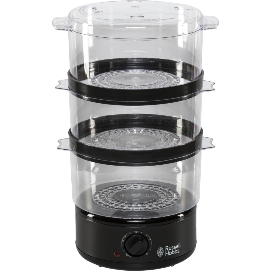 Russell Hobbs 26530-56 dampkoger 3 kurv(e) Fritstende 400 W Sort, Gennemsigtig #1
