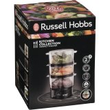 Russell Hobbs 26530-56 dampkoger 3 kurv(e) Fritstende 400 W Sort, Gennemsigtig #1