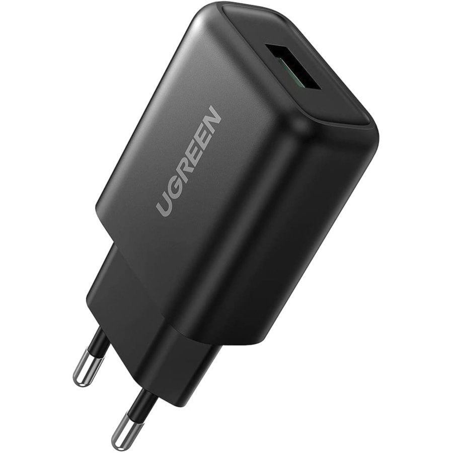UGREEN USB-A QC 3.0 18W Wall Charger-EU Black #1