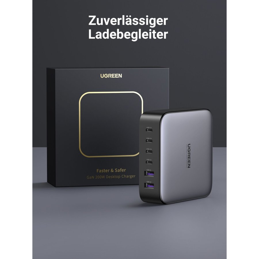 UGREEN 2USB-A+4USB-C 200W Desktop Fast Charger #10