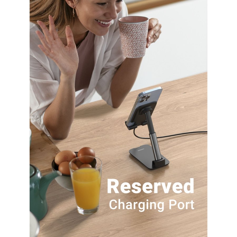 UGREEN Foldable Multi-Angle Phone Desktop Stand Black #5