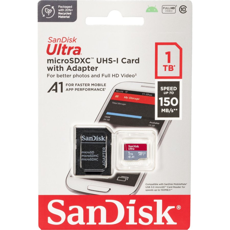 SanDisk Ultra 1 TB MicroSDXC UHS-I Klasse 10 #1
