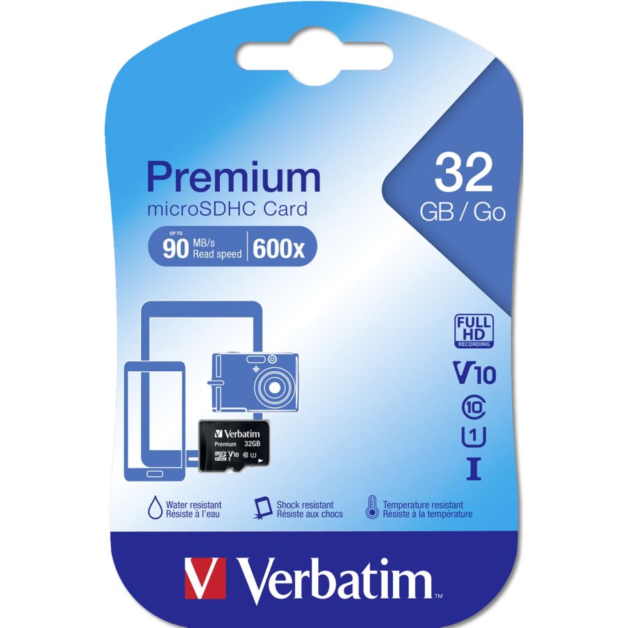 Verbatim microSDHC          32GB Class 10 UHS-I #1