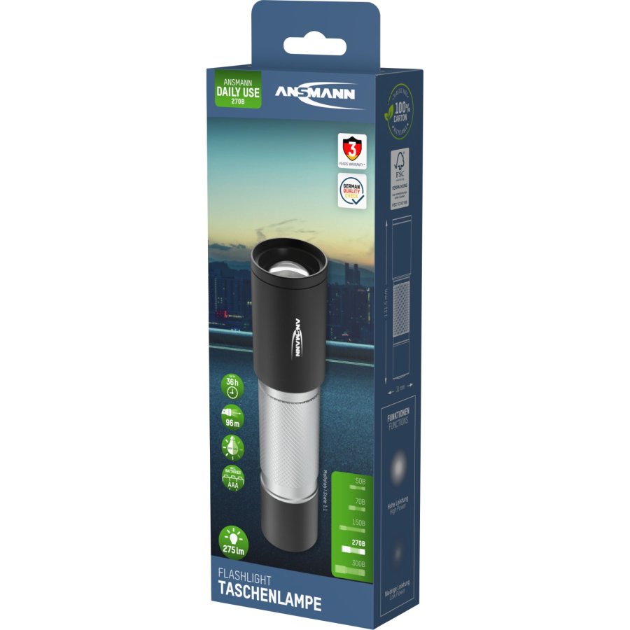 Ansmann LED Torch Daily Use 270B incl. 3xAAA 1600-0429 #13