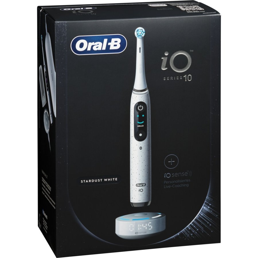 ORAL-B iO Series 10 Stardust White elektrisk tandbrste + iO Sense-oplader Hvid #1