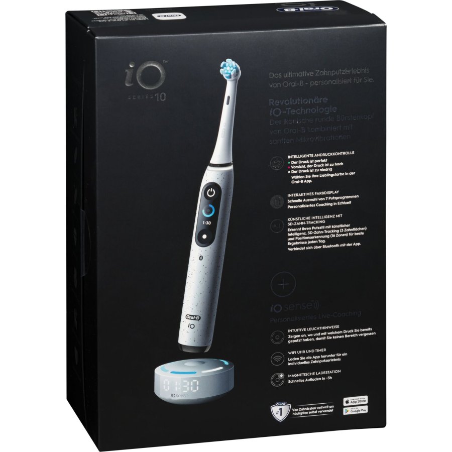 ORAL-B iO Series 10 Stardust White elektrisk tandbrste + iO Sense-oplader Hvid #2