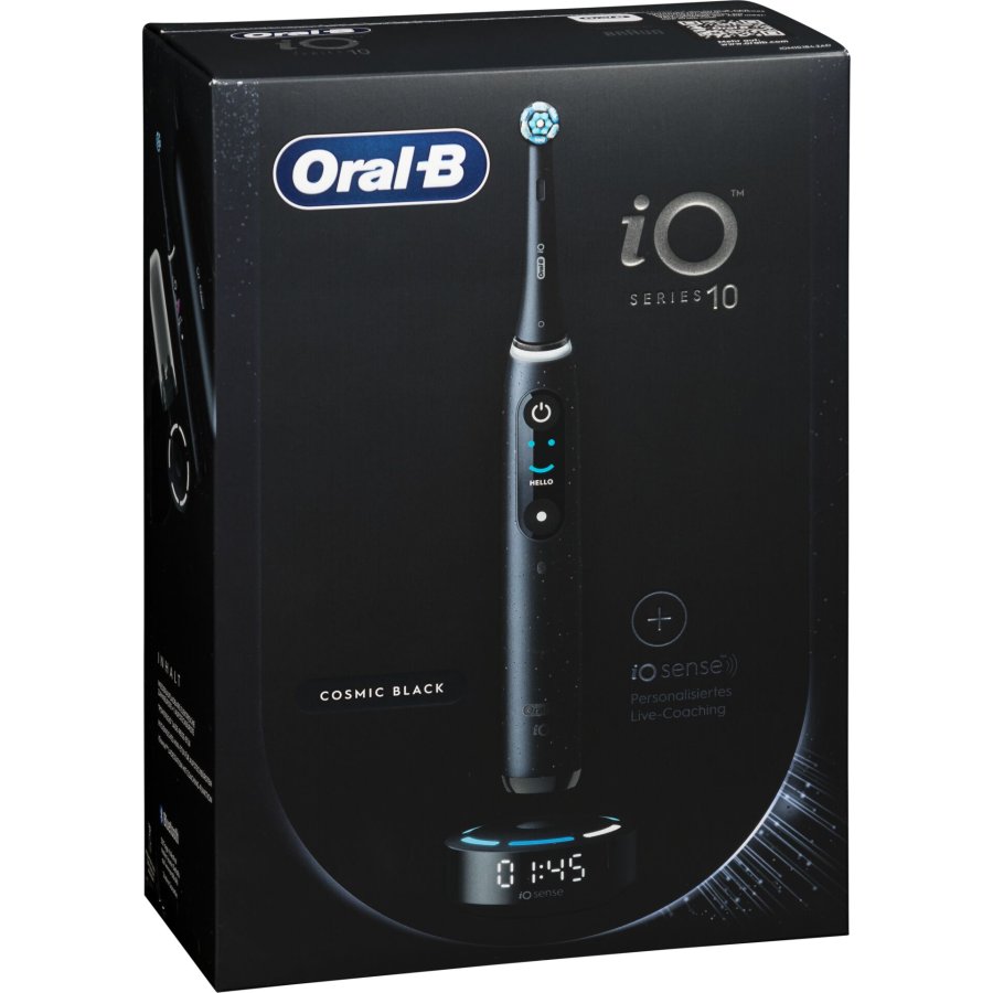 ORAL-B iO Series 10 Cosmic Black elektrisk tandbrste + iO Sense-oplader Sort #1