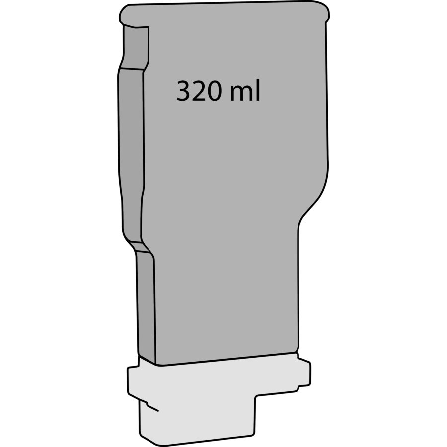 Canon PFI-320C bl�kpatron 1 stk Original Bl� #1