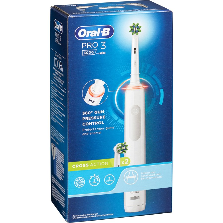 Oral-B 760857 elektrisk tandbrste Voksen Roterende, pulserende tandbrste Hvid #1