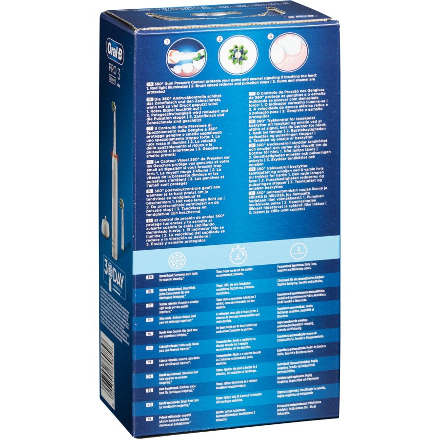 Oral-B 760857 elektrisk tandbrste Voksen Roterende, pulserende tandbrste Hvid #2