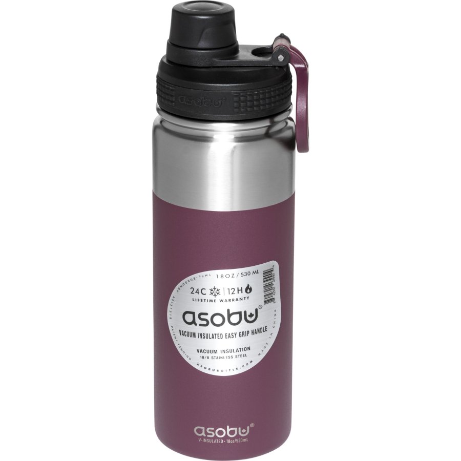 Asobu Alpine Flask Bottle Burgundy, 0.53 L #1