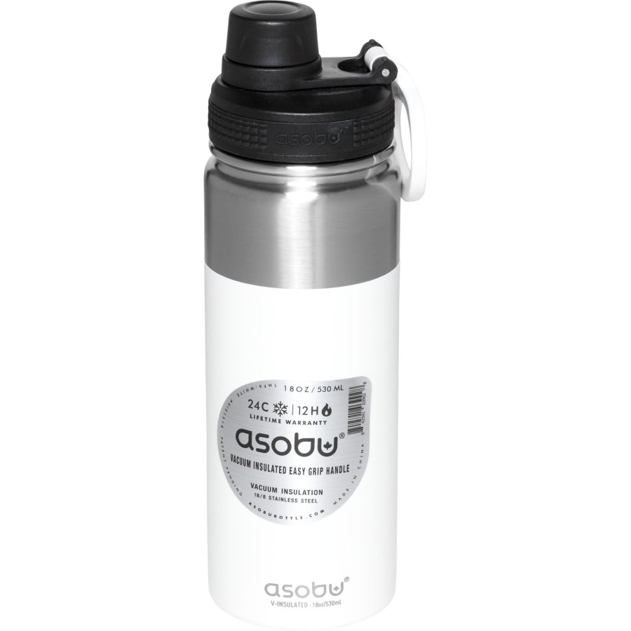 Asobu Alpine Flask Bottle White, 0.53 L #1