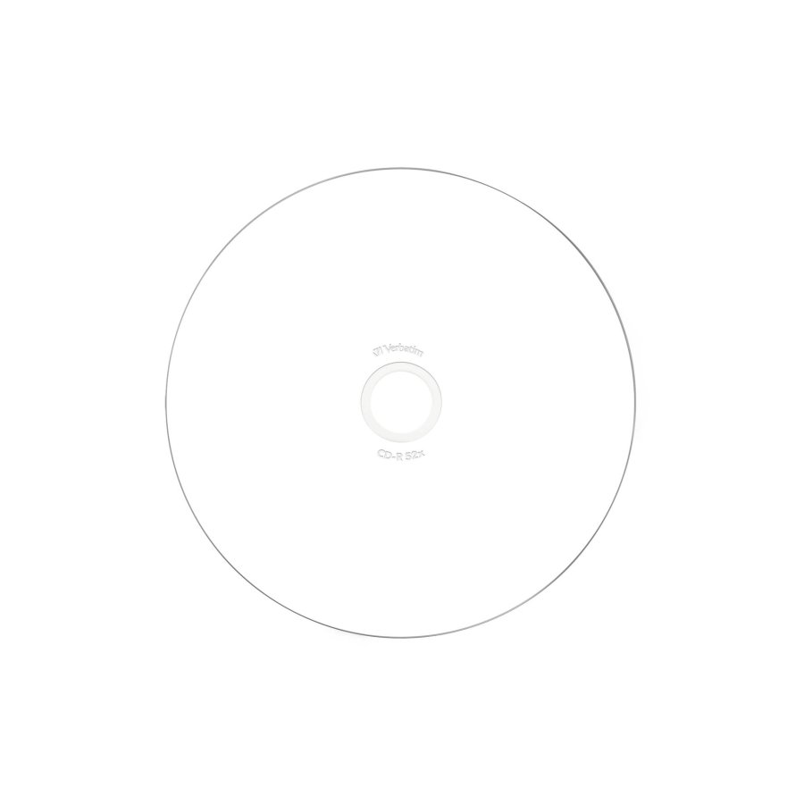 1x25 Verbatim CD-R 80 / 700MB 52x Speed, Data Life plus print. #3