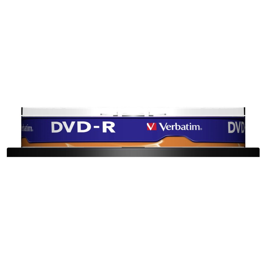 1x10 Verbatim DVD-R 4,7GB 16x Speed, matt silver Cakebox #2