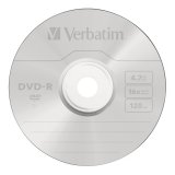 1x10 Verbatim DVD-R 4,7GB 16x Speed, matt silver Cakebox #3