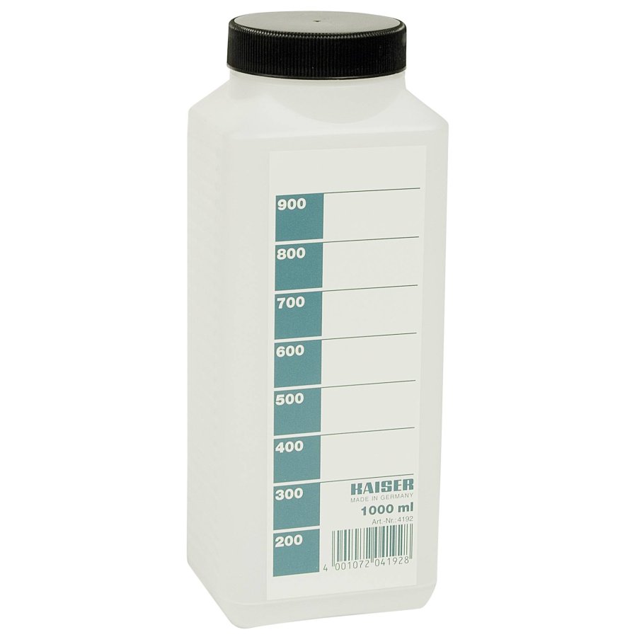 Kaiser Chemical Storage Bottle 1000ml white                4192 #1