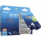 Genopladelige batterier PANASONIC ENELOOP AA 2000 mAh 4 szt + kasse (BK-3MCDE/4CP+CASE) #4
