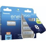 Genopladelige batterier PANASONIC ENELOOP AA 2000 mAh 8 szt (BK-3MCDE/8HH) #4
