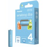 Genopladelige batterier PANASONIC ENELOOP LITE AAA 550 mAh 4 szt (BK-4LCCE/4CP) #3