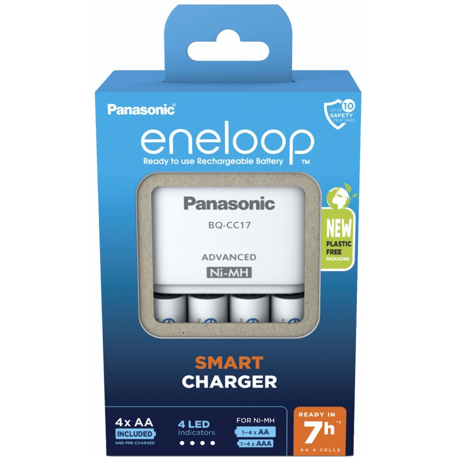 Panasonic Eneloop Smart Charger BQ-CC17 inkl.4xAA   K-KJ17MCD40E #1