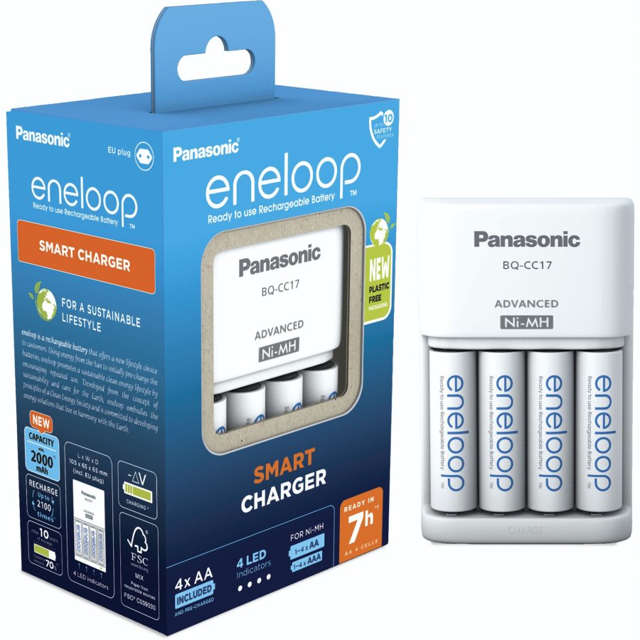 Panasonic Eneloop Smart Charger BQ-CC17 inkl.4xAA   K-KJ17MCD40E #2