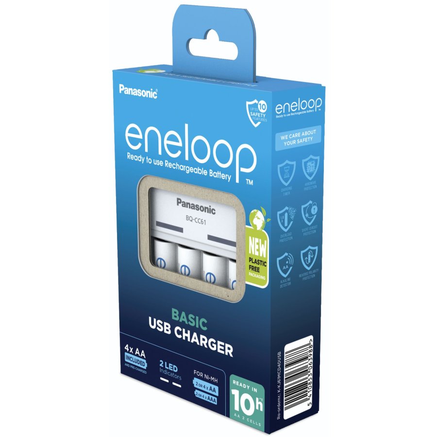 Panasonic Eneloop Basic Charger USB BQ-CC61 incl. 4xAA 2200mAh #3