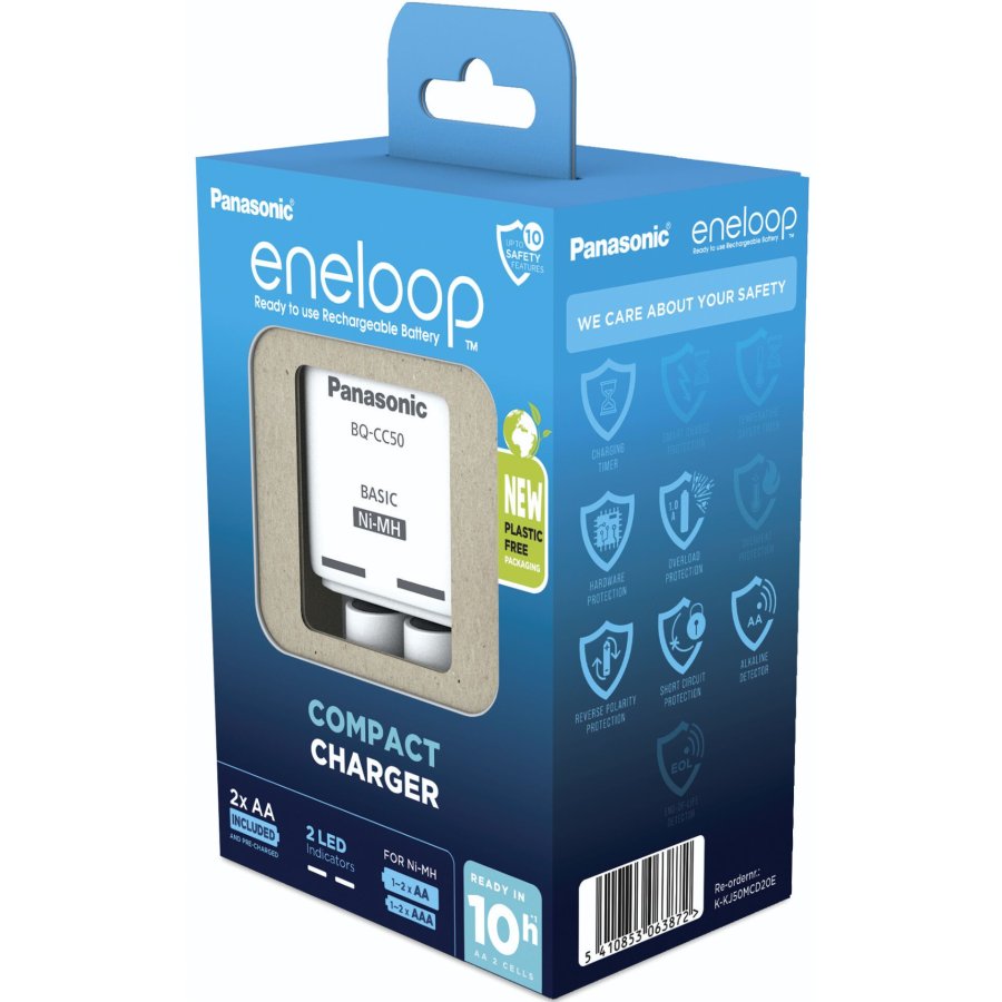 Panasonic Eneloop Compact Charg. BW-CC50 incl. 2xAA K-KJ50MCD20E #3