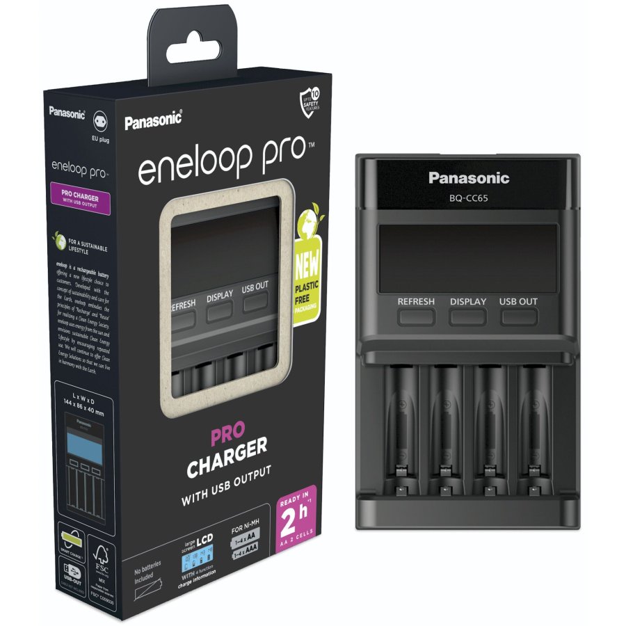 Panasonic Eneloop LCD PRO Charg. BQ-CC65 ERP without Batteries #2