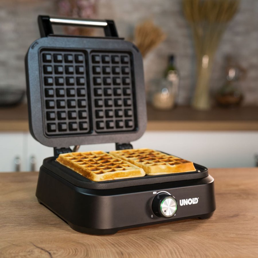 Unold 48275 Double Waffle Iron Brussels       Belgian Waffels #4