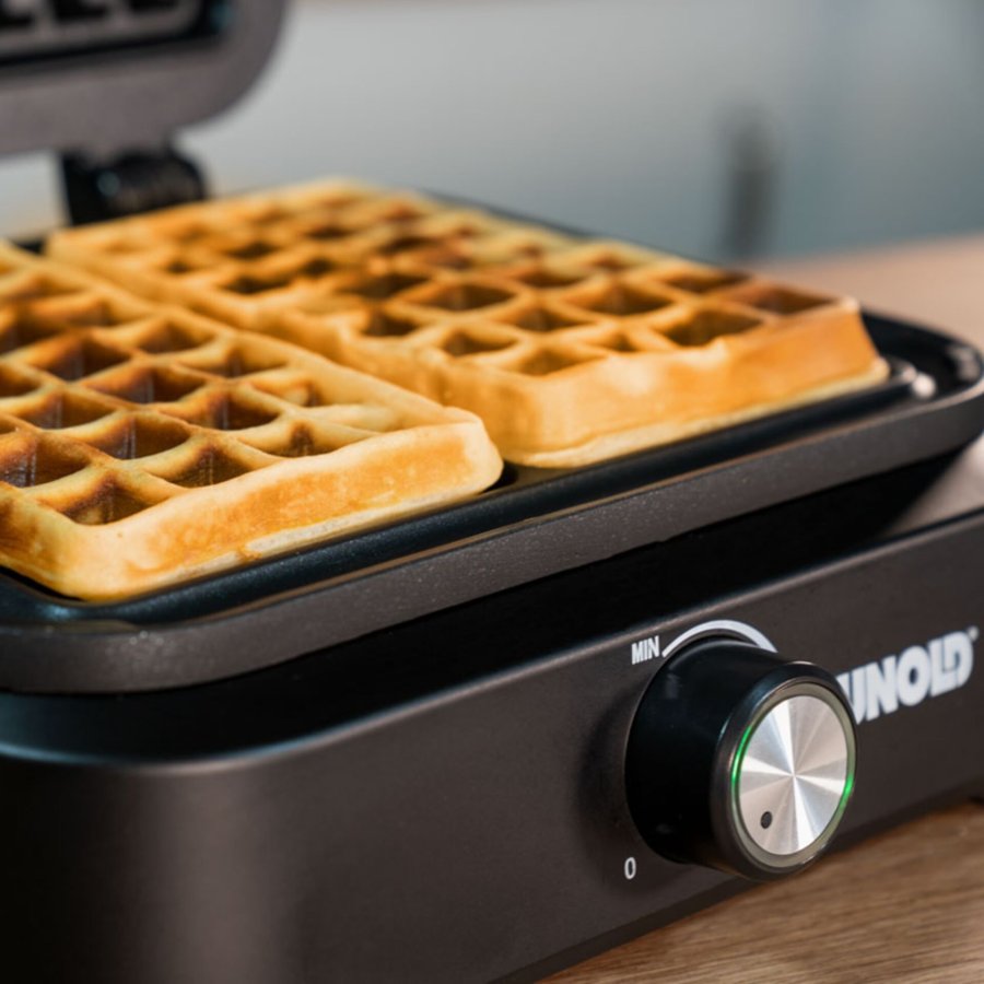 Unold 48275 Double Waffle Iron Brussels       Belgian Waffels #5