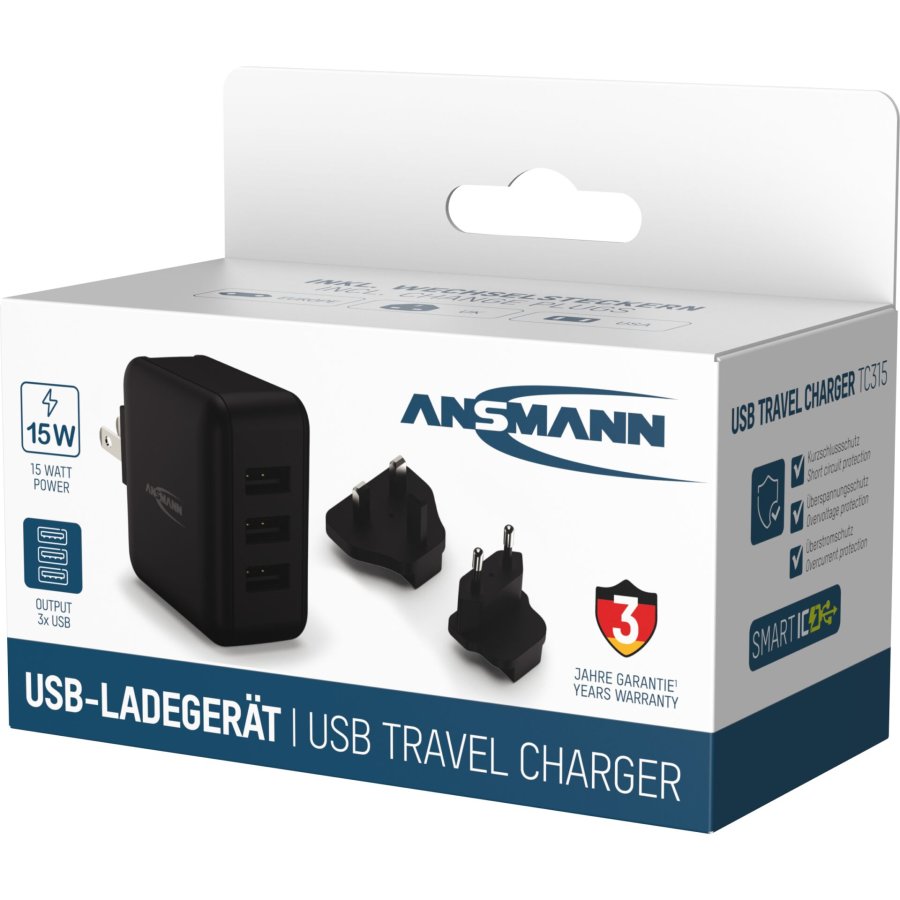 Ansmann Travel Charger TC315 2 USB-Ports 15W        1001-0139 #8