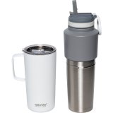 Asobu Twin Pack Bottle with Mug white, 0.9 L + 0.6 L #2