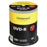 1x100 Intenso DVD-R 4,7GB 16x Speed, Cakebox #1