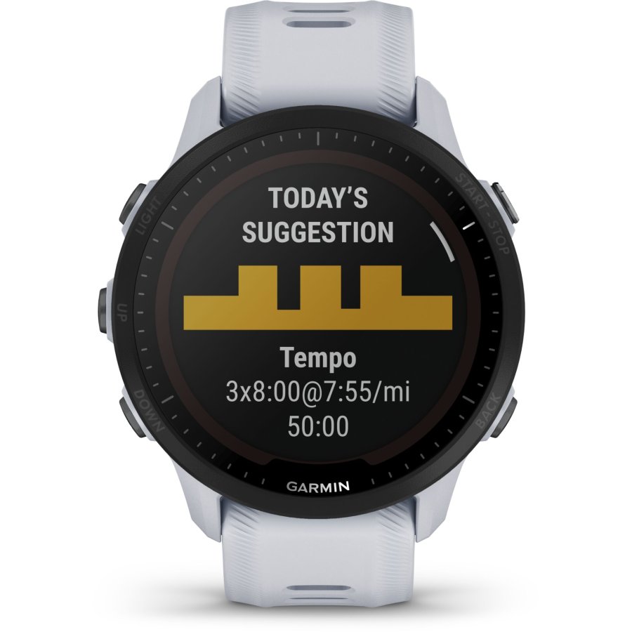 Garmin Forerunner 955 Solar Whitestone/black #2