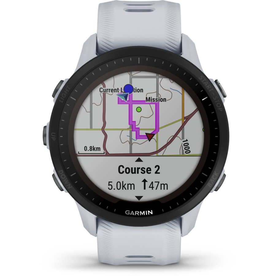 Garmin Forerunner 955 Solar Whitestone/black #3