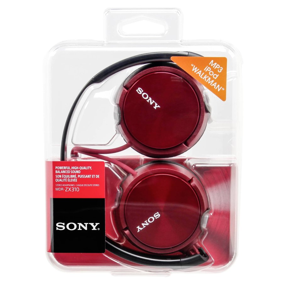 Sony MDR-ZX310R red #6