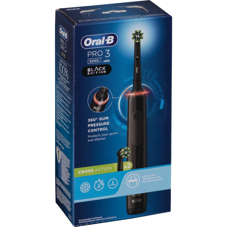 Oral-B PRO 3 3000 Cross Action Black Edition  JAS 22 #1