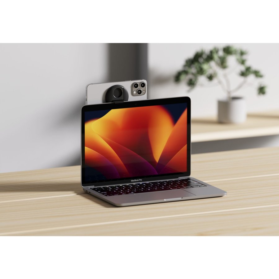 Belkin iPhone Holder w. MagSafe for Mac Notebooks bl. MMA006btBK #10