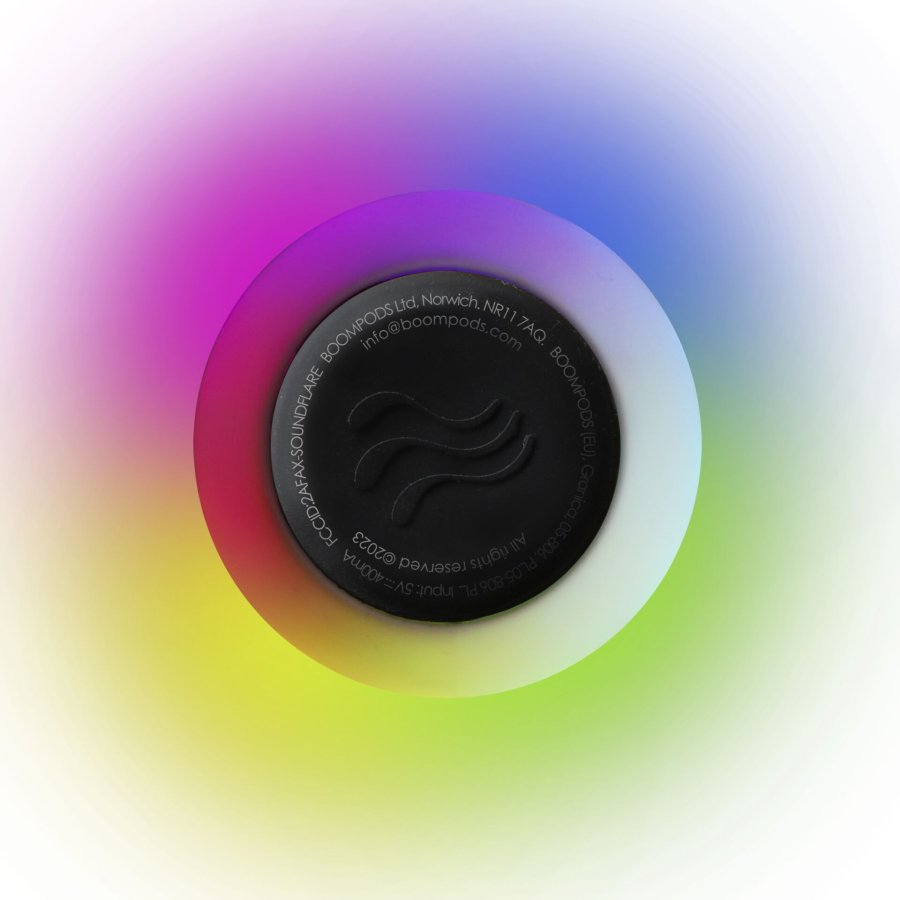 Boompods Tide Round  Speaker Soundflare Black #3