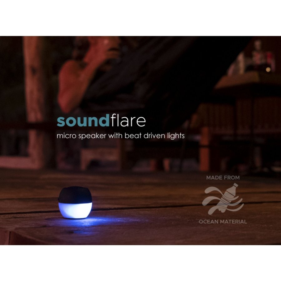 Boompods Tide Round  Speaker Soundflare Black #11
