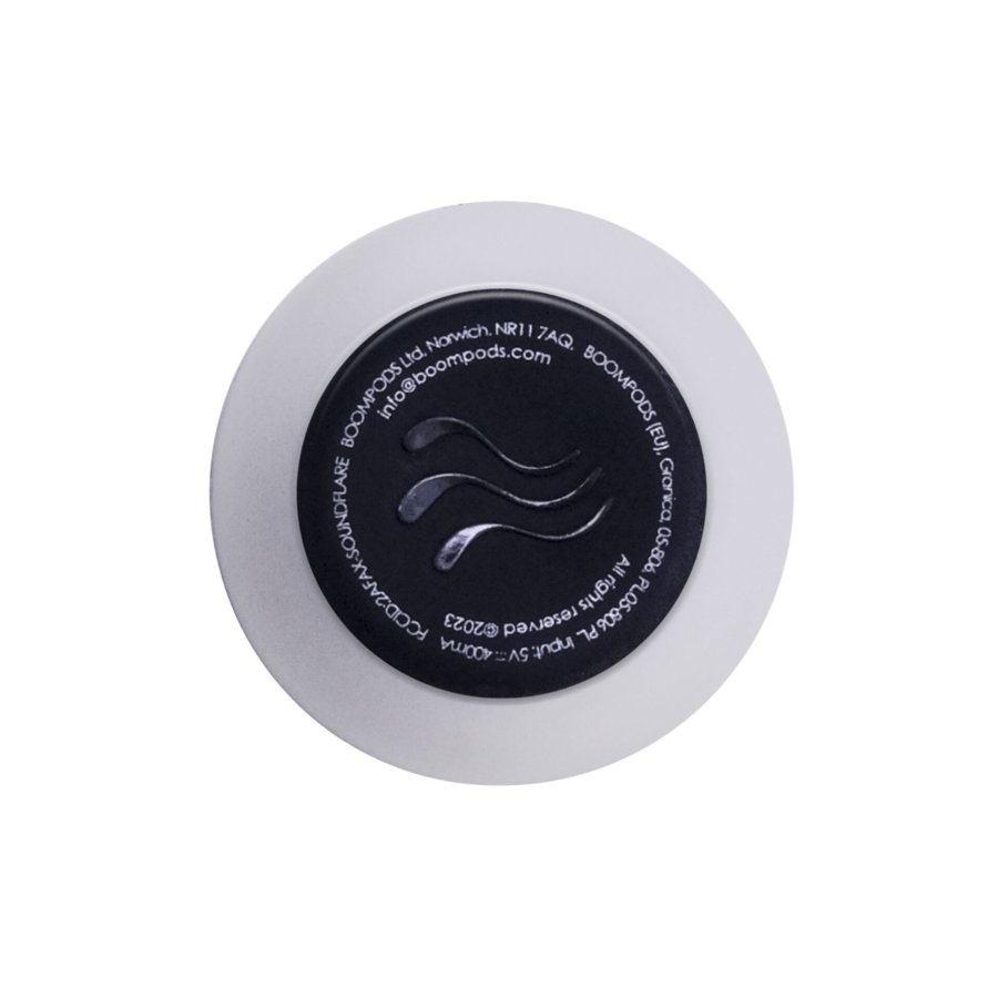 Boompods Tide Round  Speaker Soundflare White #4