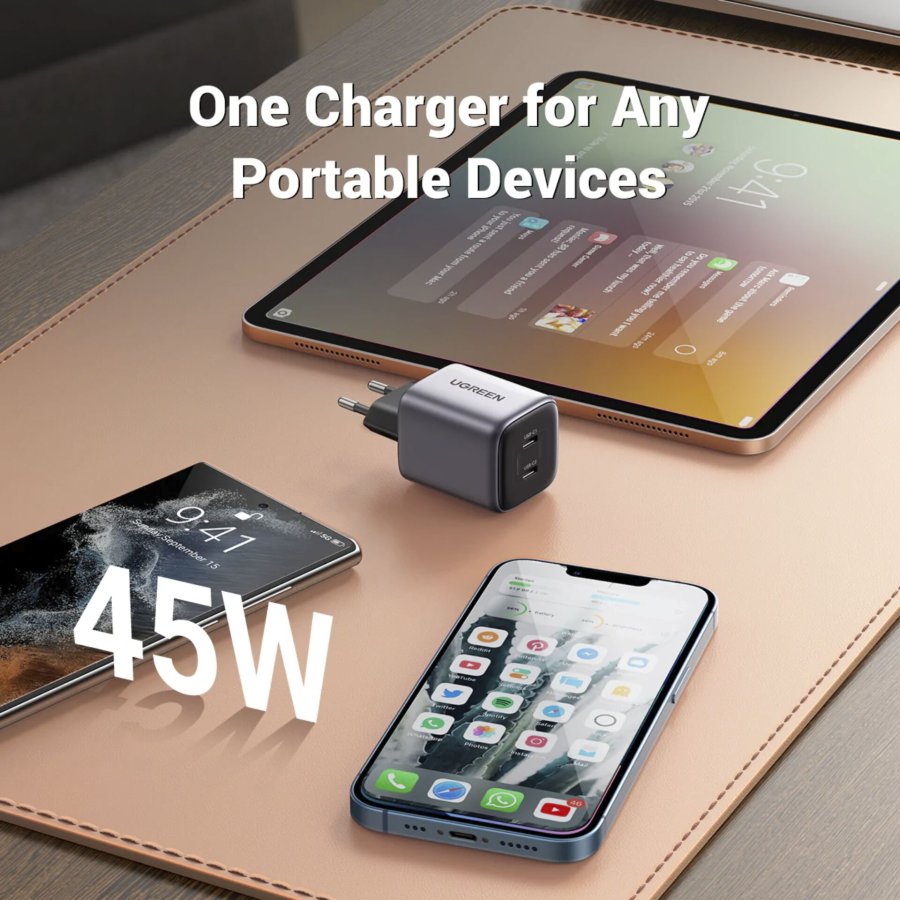 UGREEN Nexode 45W Dual USB-C PD Charger (25W+20W) #2