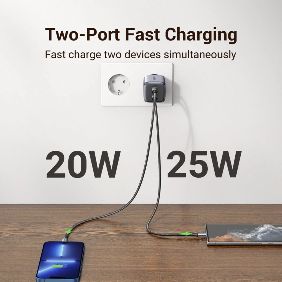 UGREEN Nexode 45W Dual USB-C PD Charger (25W+20W) #4