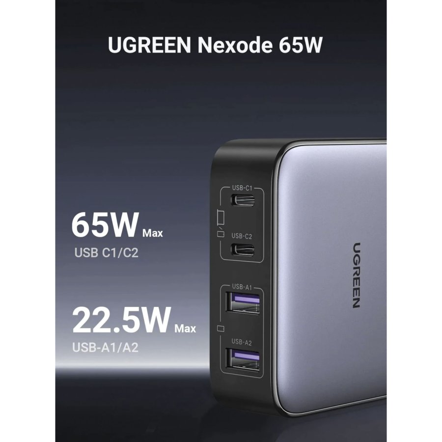 UGREEN Nexode 2*USB-A + 2*USB-C 65W Desktop Fast Charger #2
