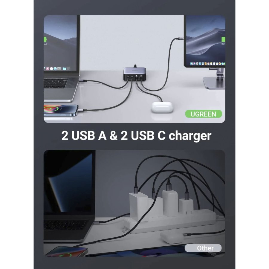 UGREEN Nexode 2*USB-A + 2*USB-C 65W Desktop Fast Charger #6